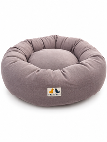 Cuccia rotonda Mati Mati per gatti in Memory Foam – sfoderabile - in puro cotone