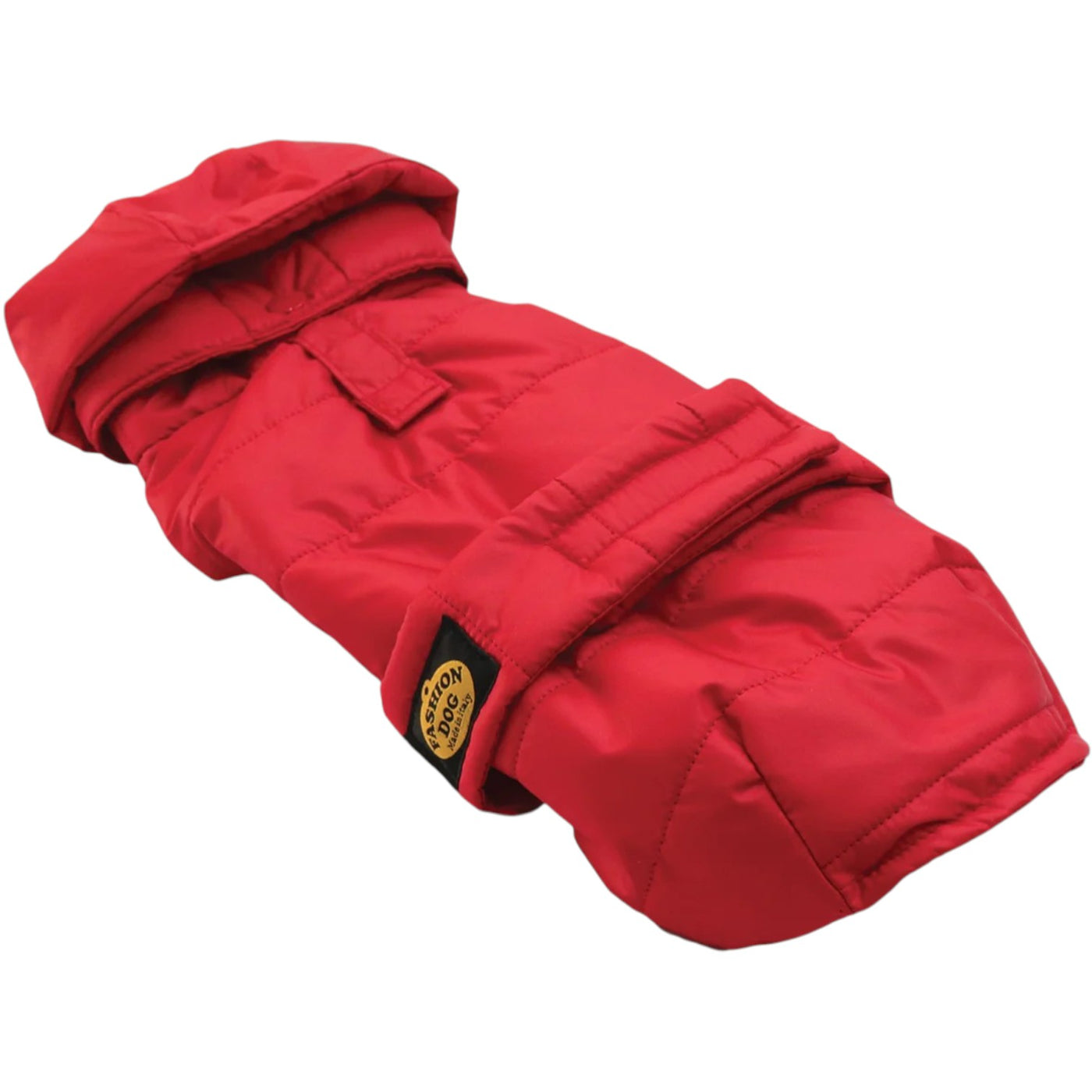 Fashion Dog - Impermeabile trapuntato con cappuccio rimovibile