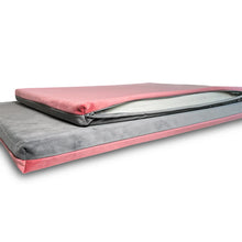 Letty- Materasso ortopedico cane in memory foam e velluto sfoderabile