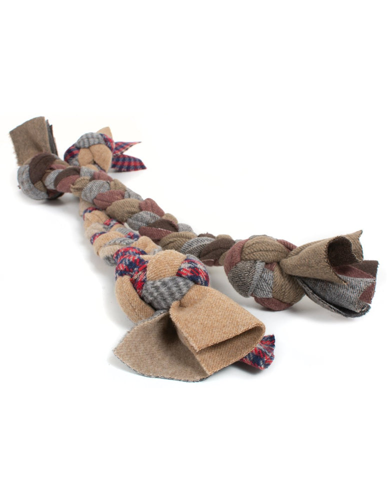 Gioco due nodi lana riciclata Farmcompany S/M 33 cm