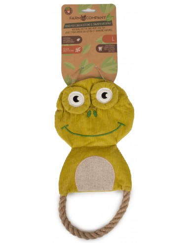 Gioco Rana in cotone e canapa naturale Farmcompany