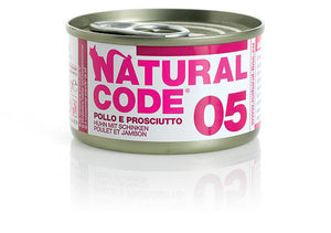 Natural Code - Alimento gatto lattina 85 gr