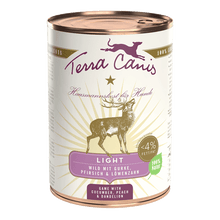 Terra Canis Menu Light – Cibo leggero e naturale per cani