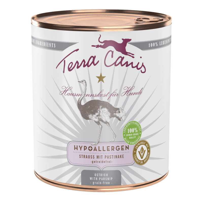 Terra Canis Menù Hypoallergenic – Cibo ipoallergenico naturale per cani sensibili