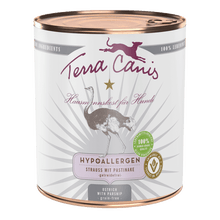 Terra Canis Menù Hypoallergenic – Cibo ipoallergenico naturale per cani sensibili
