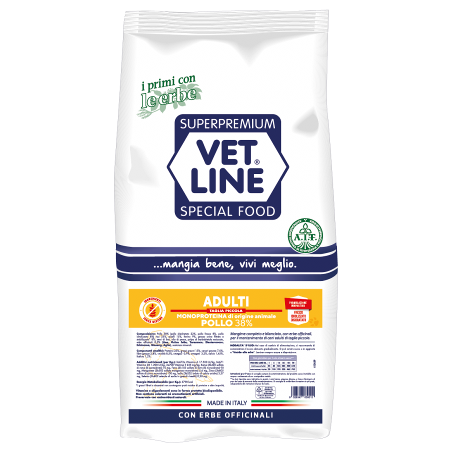 Vet Line - Secco Adulti TAGLIA PICCOLA